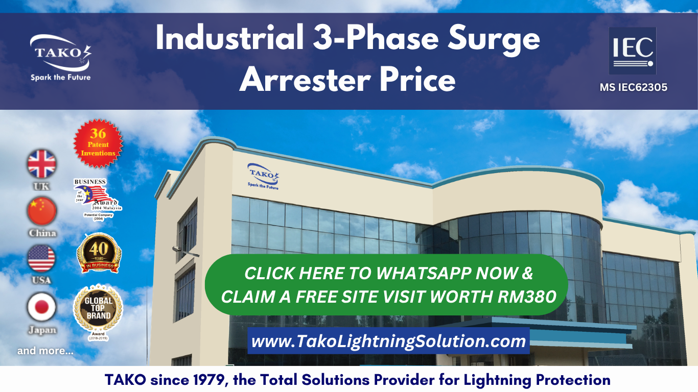 Industrial 3-Phase Surge Arrester Price